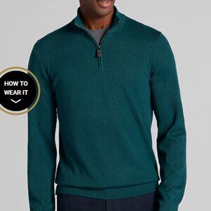 Jos A Bank quarter zip sweater